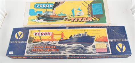 Veron Model Boats The Titan Tug And Two River Police Patrol Launch