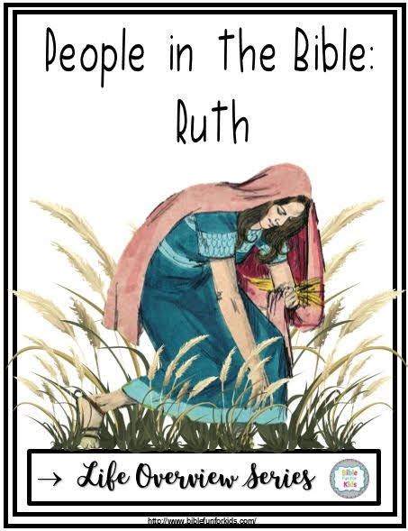 Ruths Life Bible Fun For Kids