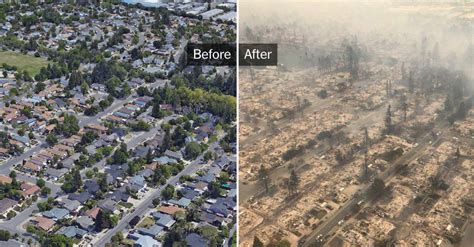 The Destruction From The California Fires In Photos And Maps The New