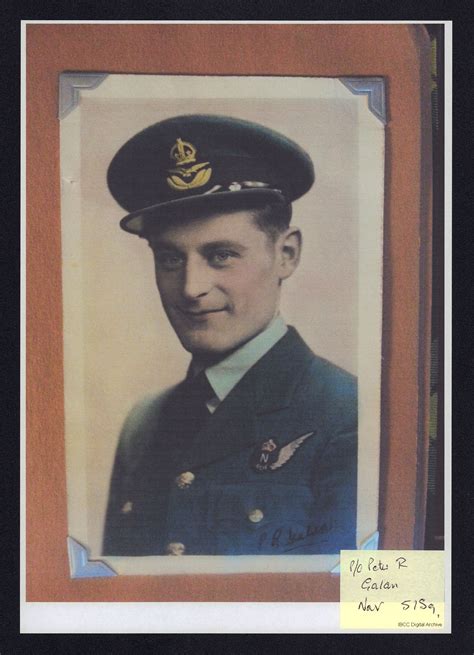 Pilot Officer Peter R Galan · Ibcc Digital Archive