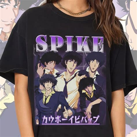 Spike Cowboy Bebop Shirt Vintage 90s Style Shirt Unisex Homage T Shirt
