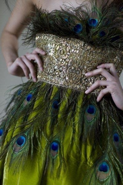 Pin By Jan Henry On Peacock Lane Peacock Dress Fashion Feather Dress