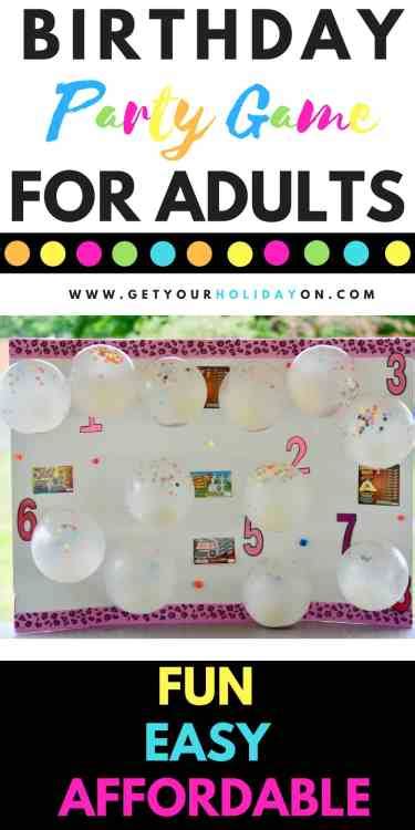 Simple Diy Party Game For Adults • Get Your Holiday On