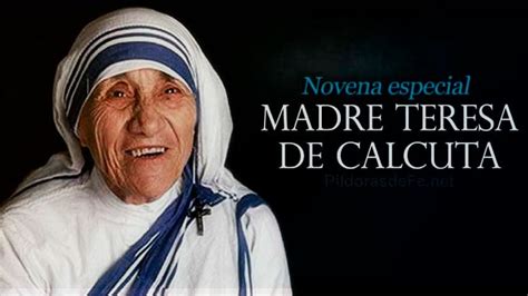 Novena A Santa Teresa De Calcuta Madre Teresa