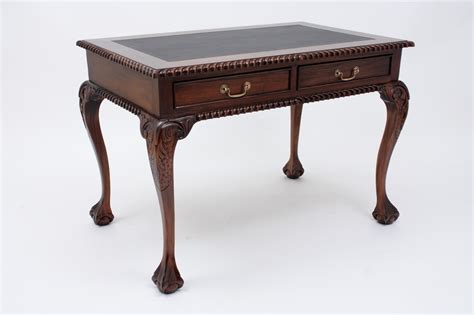 Antique Leather Top Writing Desk Laurel Crown Furniture