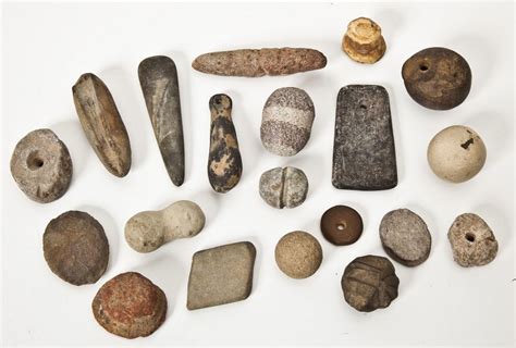 20 Native American Stone Tools And Artifacts Lot 0309