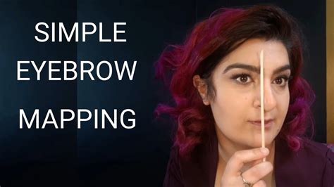 Eyebrow Mapping Quick And Simple Youtube