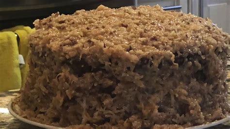 Cool about 30 minutes, beating occasionally with a spoon, until mixture is spreadable. Stephanie's Kitchen: German Chocolate Cake with Coconut ...