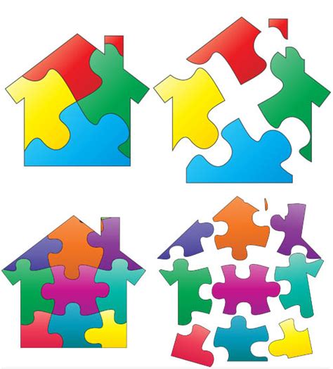 Creative Puzzles Logo Vector Free Download