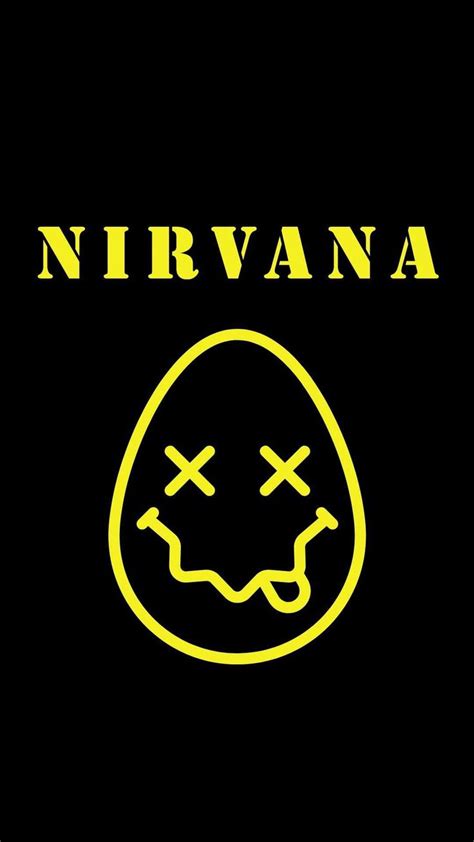Iphone Nirvana Wallpapers Discover More Music Nirvana Nirvana Logo