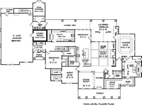 5 Bedroom 4 Bath House Plans