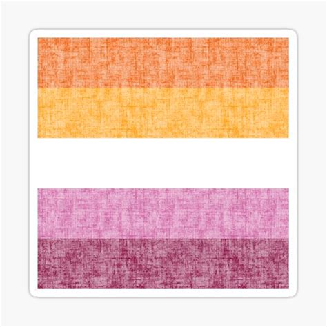 Lesbian Pride Flag Design Sticker For Sale By Purposelydesign Redbubble