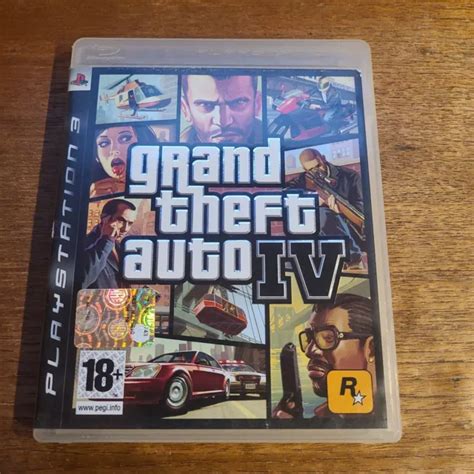 Grand Theft Auto Gta Iv 4 Con Mappa Ps3 Playstation 3 Completo Vers Ita