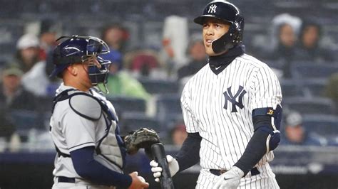 Giancarlo Stanton Of New York Yankees Strikes Out Five Times Gets