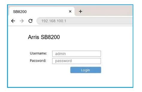 Arris Sb8200 Login And Default Password 2023 I All You Need To Know