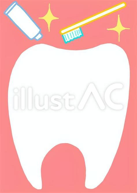 Tooth Frame Pink Free Download Illustac