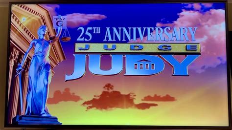 Judge Judy 25th Anniversary Logo Youtube