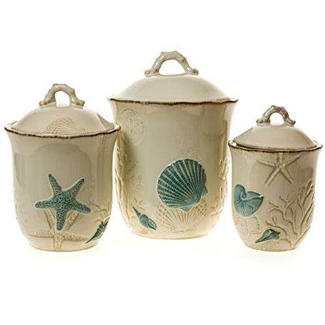 3 Piece Stoneware Canister Set Stoneware Canister Set Canister Sets