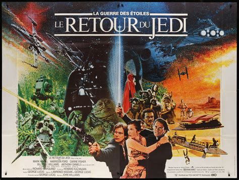 Return Of The Jedi Movie Poster 59x79 Original Vintage Movie Poster