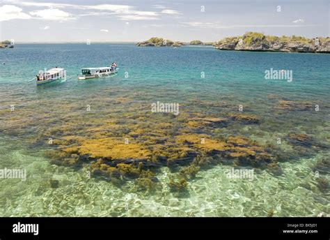 Clear Waters Between Limestone Islands Hundred Islands Lingayen Gulf