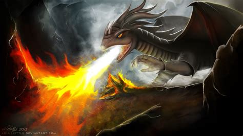 Dragon Fire By Abluskittle On Deviantart