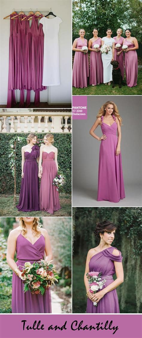 Top 10 Pantone Fall Wedding Colors For Bridesmaid Dresses 2016 Tulle