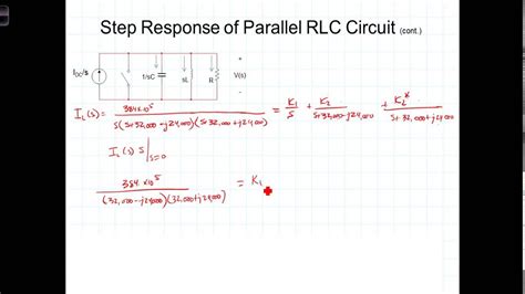 L13 3 2 Step Response Parallel Rlc Youtube