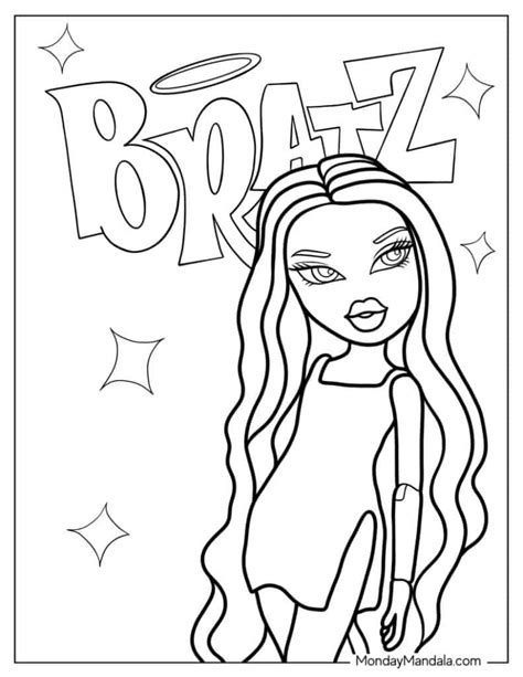 Bratz Coloring Pages Free Pdf Printables Coloring Library