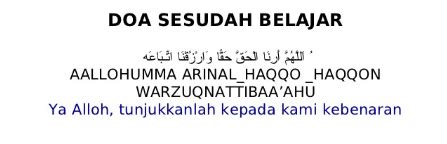 Do'a Setelah Belajar | Kumpulan Doa Sehari - Hari Pengucapan Beserta Arti