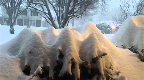 Time Lapse Of Maryland Blizzard January 23rd 2016 Youtube