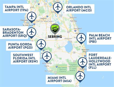 Dazzling Airport In Florida Map 2023 World Map Colored Continents