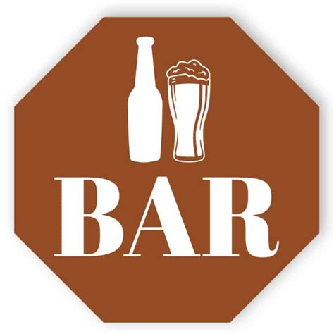 Bar Sign Easily Edit And Order This Sign Online