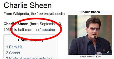 64 Of The Funniest Wikipedia Edits By Internet Vandals Internet Funny