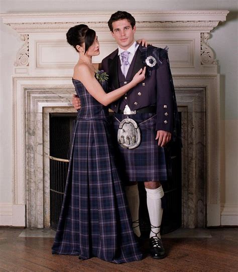 This wedding guest firmly believes they're outsmarting wedding etiquette but, in reality, sticks out like a sore, and rather selfish, thumb. Tartan Wedding Gown, Isla Tartan Wedding ideas, Scottish ...