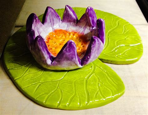 Lilypad And Lotus Flower Ceramics Lesson Create Art With Me