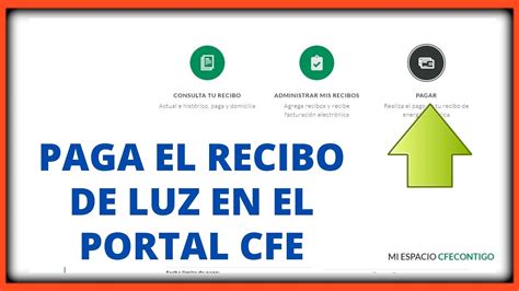 Como Pagar El Recibo De Luz En El Portal De CFE Por Internet 2024 YouTube