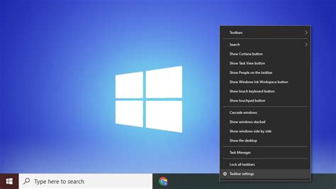 Hide Taskbar Windows 10