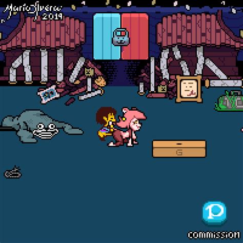 Post 3346949 Frisk Mayin Pixelart Undertale Animated Madmewmew Sprites