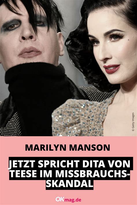 Marilyn Manson Jetzt Spricht Ex Dita Von Teese Im Missbrauchs Skandal Schwere Vorwürfe Gegen