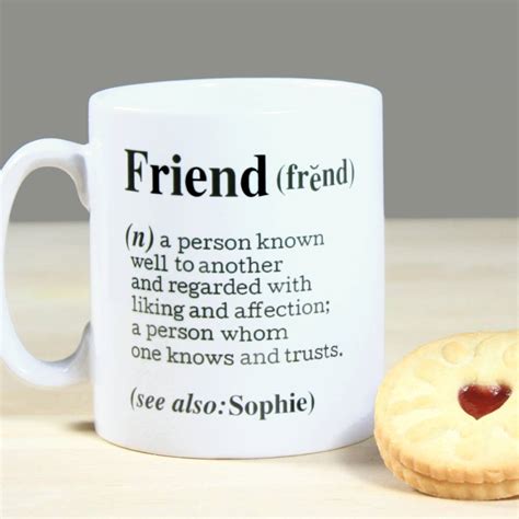 Personalised Friend Definition Mug By Betsy Jarvis