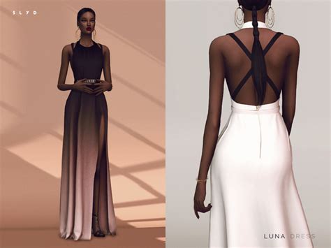 Luna Dress By Slyd At Tsr Sims 4 Updates