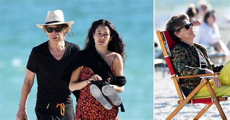 Mick Jagger Hits The Beach With Younger Gf Melanie Hamrick Pics