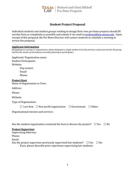 Basic Project Proposal Template Project Proposal Template Proposal