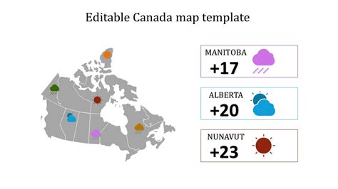 Editable Canada Map Template For Powerpoint Slidemodel Vrogue