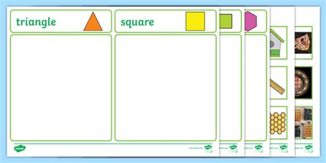 Free 2d Shape Sorting Activity Early Maths Resource