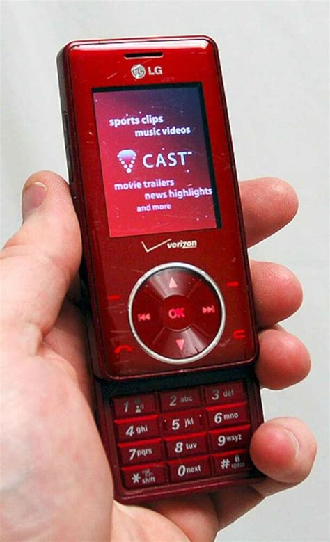 Lg Cherry Chocolate Vx8500 Verizon Wireless Cell Phone Red Camera