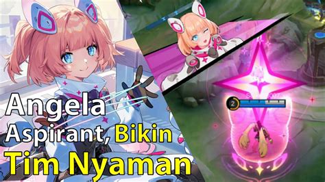 Angela Aspirant, Bikin Tim Nyaman || Review Skin Angela Anime mobile