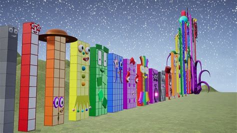 Fan Made Numberblocks Are Counting From 1 To Most Biggest 1000000