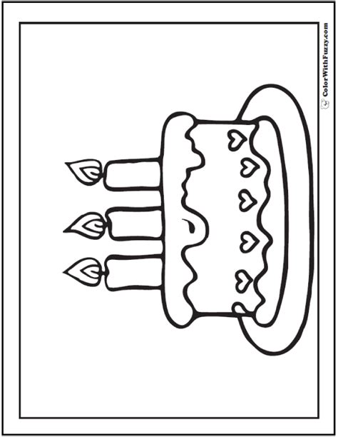 We have provided printable birthday coloring pages templates that. 28+ Birthday Cake Coloring Pages Customizable Ad-free PDF ...