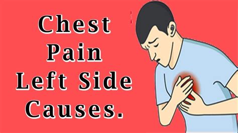 When the heart valve fails to function properly, chest pain on the left side may be experienced, accompanied by other symptoms. Chest Pain Left Side | Chest Pain Left Side Causes - YouTube